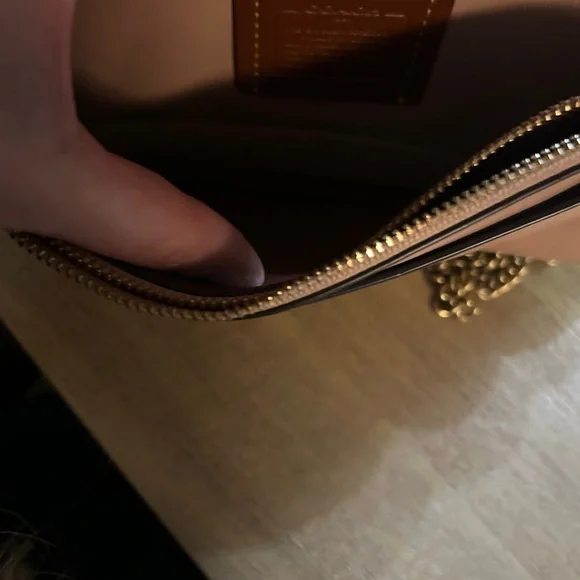 Coach Tan/Pink Quilted Crossbody Bag - Picture 13 of 13